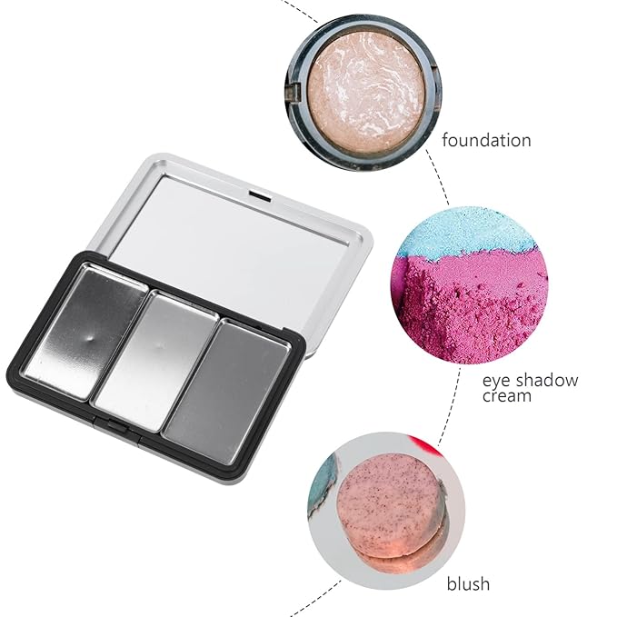 Luxshiny Makeup Case Organizer Empty Eyeshadow Box Empty Eyeshadow Pans Refillable Makeup Container Case For Eyeshadow Powder Blush Lipstick Highlight Makeup Palettes Makeup Samples-Velvo Beauty