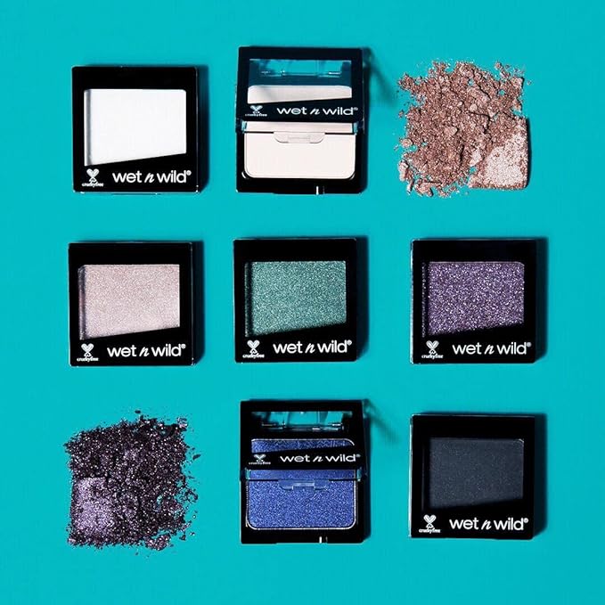 wet n wild Color Icon Eyeshadow Glitter - Ultra-Pigmented, Vitamin E Infused for a Silky-Smooth Moisturizing Application, Cruelty-Free & Vegan - Toasty-Velvo Beauty