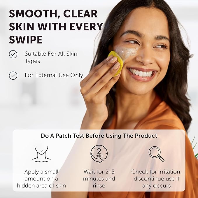 VALITIC Turmeric Kojic Acid Cleansing Pads - Exfoliating Dark Spot Remover for Face with Vitamin C, Alpha Arbutin, Niacinamide and Retinol - Kojic Acid And Turmeric Cleansing Pads - 60 Units-Velvo Beauty