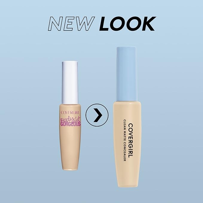 COVERGIRL - Clean Matte Concealer, Oil-Free, Lightweight Formula, Blendable, Natural-Looking Coverage, 100% Cruelty-Free-Velvo Beauty
