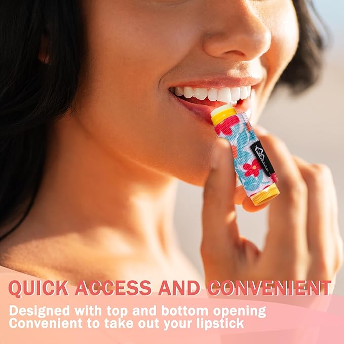 WK IEASON Lip Balm Holder Keychain Bulk Chapstick Holder Key chain-Velvo Beauty