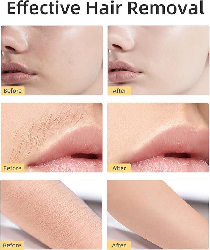 Facial Hair Removal for Women, Painless Womens Facial Hair Remover with 2 Replacement Heads, Lipstick-Sized, USB Rechargeable, Facial Hair Remover for Upper Lip,Chin,Peach Fuzz,Mustache (Pink)-Velvo Beauty