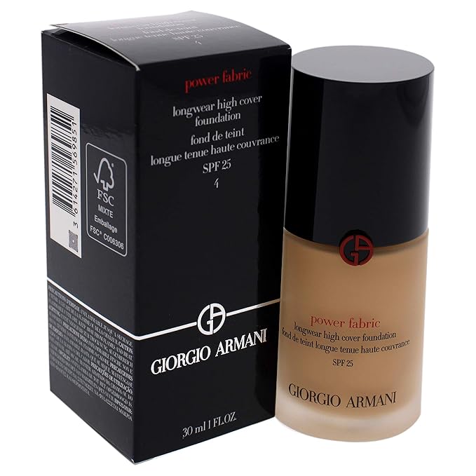 Giorgio Armani Power Fabric Longwear High Cover Foundation SPF 25-4 Women Foundation 1 oz-Velvo Beauty