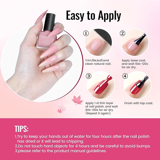 12 PCS Nail Polish Set With 10 Colour Combo, 2 PCS Base And Top Coat,Fast Drying Nail Polish For Home DIY And Beginners.-Velvo Beauty