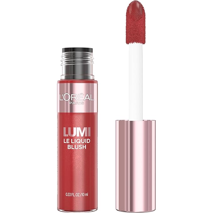L'Oreal Paris True Match Lumi Le Liquid Blush, 0.33 Fl Oz, Glowy Finish, Medium Color-Velvo Beauty