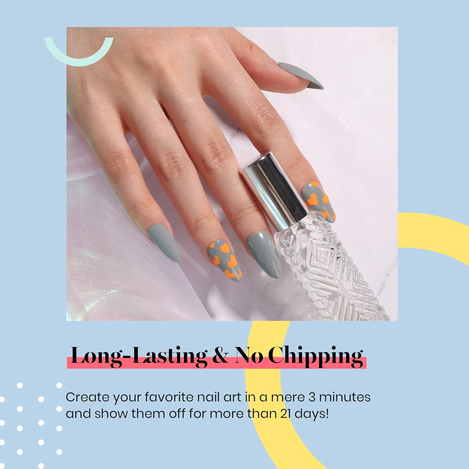 Beetles Grey Gel Nail Polish - Fall Elegance All Season Gel Polish Soak Off U V LED Nail Lamp DIY Home Salon Manicure Nail Art 0.51 Oz Gifts for Women-Velvo Beauty