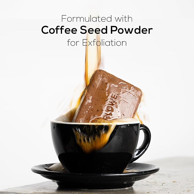 MARLOWE. No. 109 Coffee Bar Soap 7 oz (12 Bars) – Exfoliating Body Scrub for Men with Natural Extracts, Caffeine, Coffee Bean & Cocoa Butter – Energizing Fresh Brewed Scent-Velvo Beauty