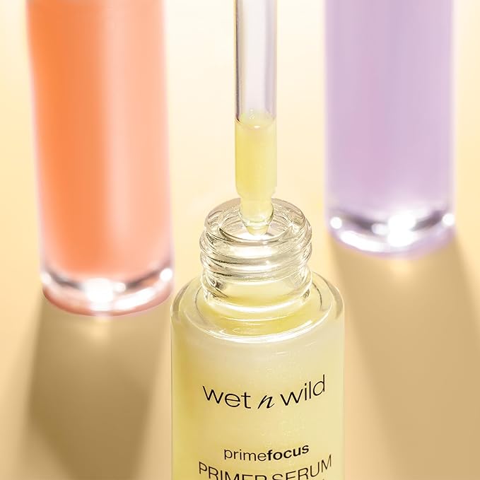 wet n wild Prime Focus Facial Serum Primer Makeup Extending, Hydrating Face Skin Care Product, Reduces Fine Lines And Wrinkles, For Repairing Dry Skin, Retinol Alternative-Velvo Beauty