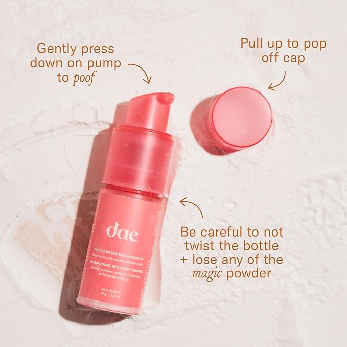 DAE Hair Fairy Duster Dry Shampoo Powder - Volumizing Non-Aerosal Natural Ingredients-Velvo Beauty