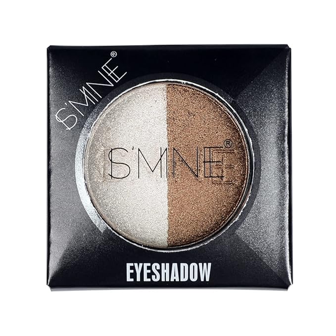 IS'MINE Single Duo Shimmer Brown Eyeshadow, Dual Color, Longwear, White Eye Makeup for Day & Night-Velvo Beauty