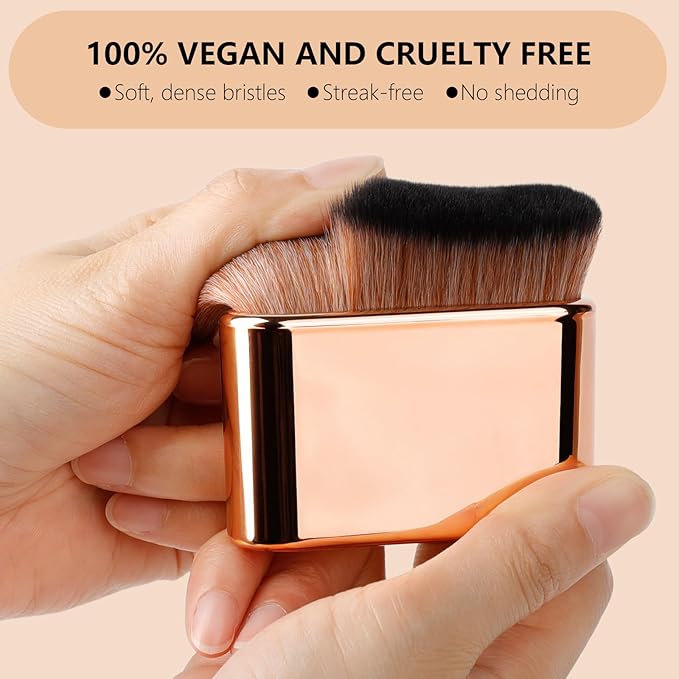 docolor Self Tanner Brush Body Makeup Brush for Flawless Face and Body Makeup, Sunless Tanner Blending Brush Body Brush for Self Tanner, Bronzer, Foundation, Vegan & Cruelty Free-Velvo Beauty
