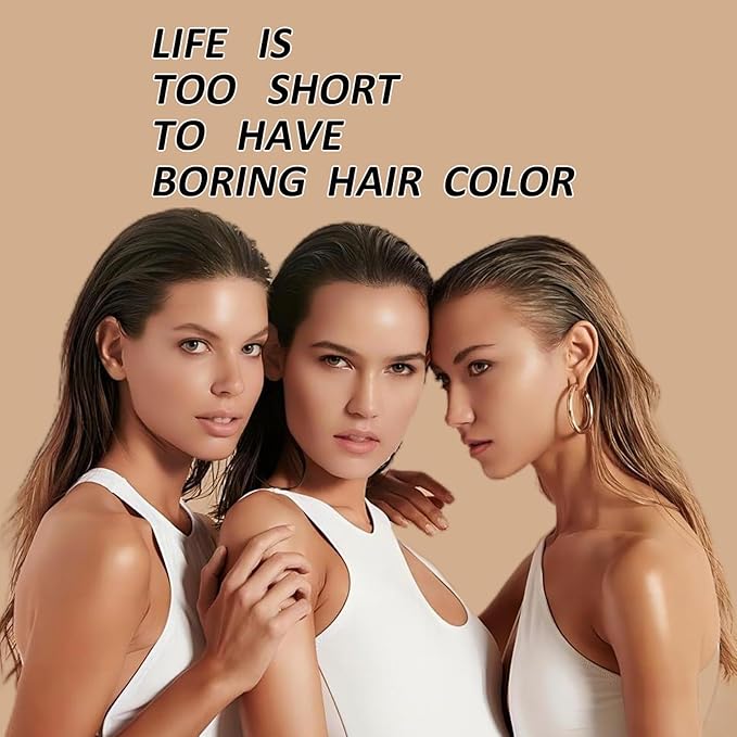 Light Brown Shampoo Para Pintar el Cabello - Instant Hair Dye Shampoo 3 in 1 Refresh Hair Color, Herbal Shampoo Hair Dye for Women Men, Easy to Use & Long Lasting Hair Color Shampoo 16.90 oz-Velvo Beauty