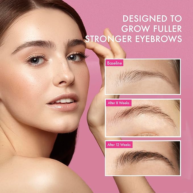 Eyebrow Growth Serum for Women & Men – Natural Brow Enhancing Serum to Grow Thicker, Fuller Brows Fast – Nourishing Eyebrow Hair Growth - 0.17 fl oz-Velvo Beauty