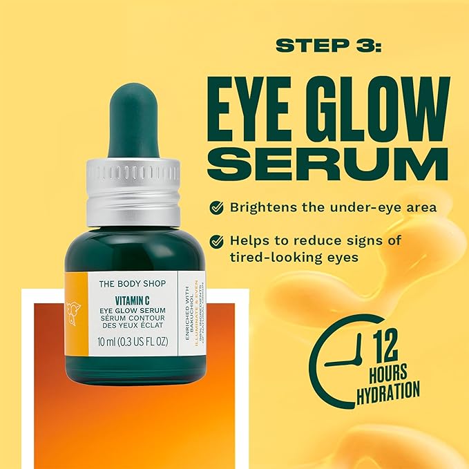 The Body Shop Vitamin C Eye Glow Serum - Illuminating And Brightening For Eye - 0.3 Fl Oz-Velvo Beauty
