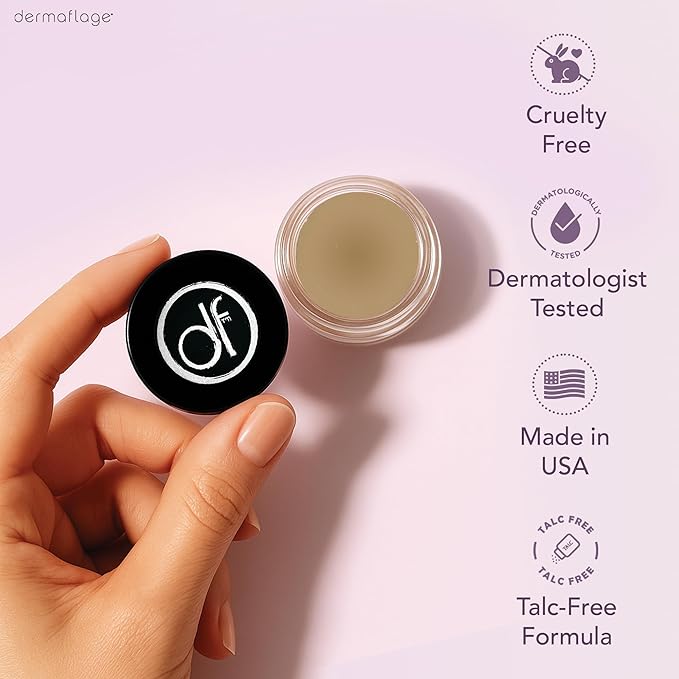 Dermaflage Full Coverage Concealer Cream, Tan, 11 Versatile Shades, Waterproof, Non-Greasy, Matte Finish, Conceals Acne, Dark Circles, Blemish Spots, Tattoos, Bruises, Scars-Velvo Beauty