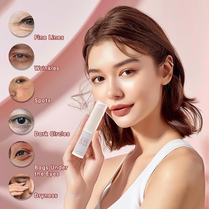 1Pcs Retinol Eye Stick, Retinol Under Eye Cream for Puffiness and Dark Circles, Hydrating Eye Cream Anti Aging for Enhanced Under Eye Nourishment.-Velvo Beauty