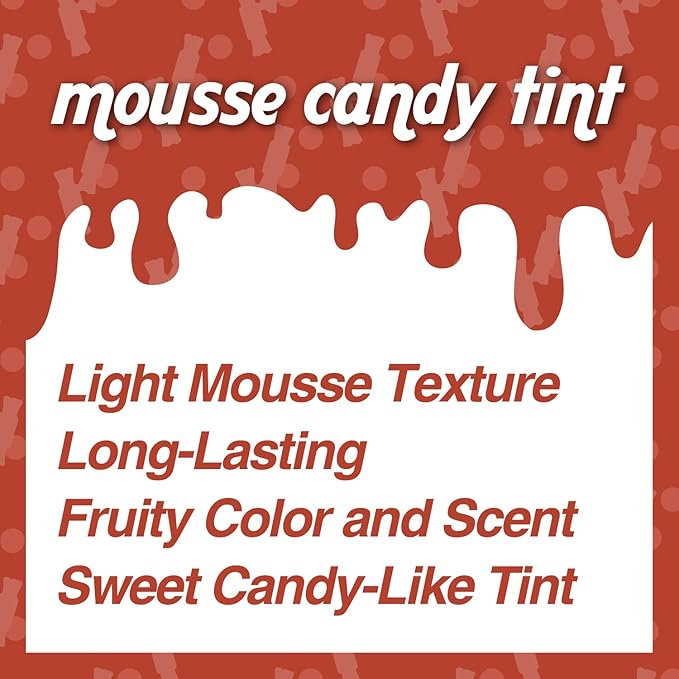 THESAEM Saemmul Mousse Candy Tint #9 Peanut Mousse - High Pigment Matte Finish Long Lasting Lip Stain with Honey Extracts to Hydrate Lips - Weightless & Smudge-Proof, 0.3 fl.oz.-Velvo Beauty