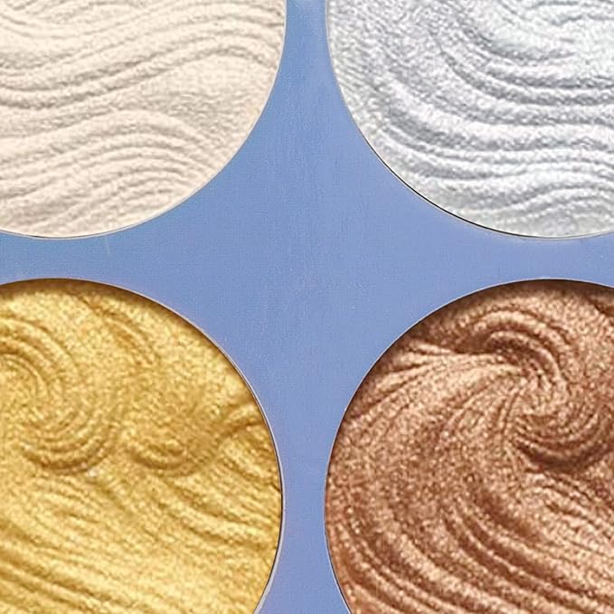 Boobeen Highlighter Makeup Highlighter Palette Powder Shimmer Highlighter Makeup Facial Illuminator Bronzer Palette Waterproof Long Lasting-Velvo Beauty