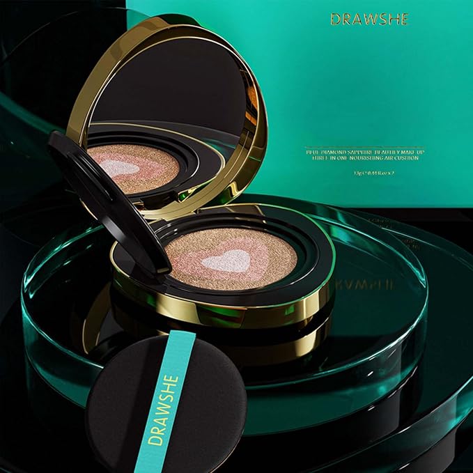 Full Coverage Foundation Air Cushion CC Cream Concealer Moisturizing Nourishing Natural Long-Lasting Even Skin Tone For All Skin Types-Velvo Beauty