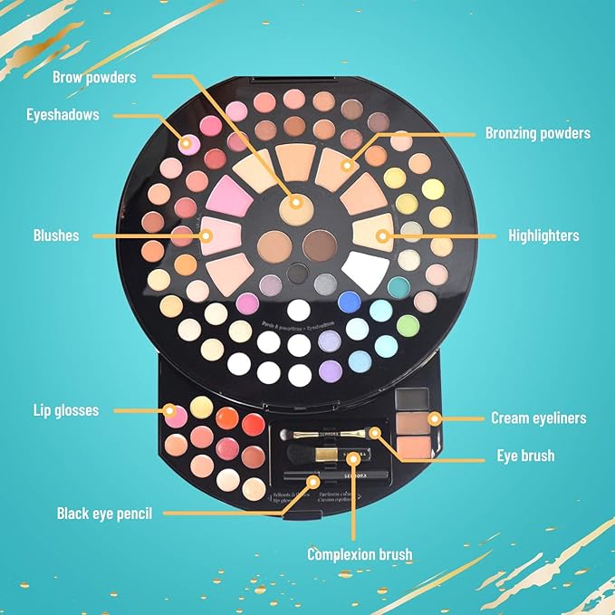 Sephora Collection Wild Wishes Limited Edition Holiday Makeup Palette 86 colors-Velvo Beauty