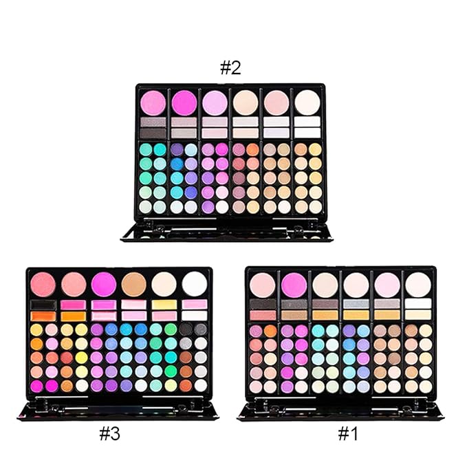 Pro Makeup Gift Set All In One Makeup Palette Cosmetic Contouring Kit 78 Colors Eyeshadow Palette with Blush, Face Powder and Lip Gloss #1 - Ideal Gift for Holiday-Velvo Beauty