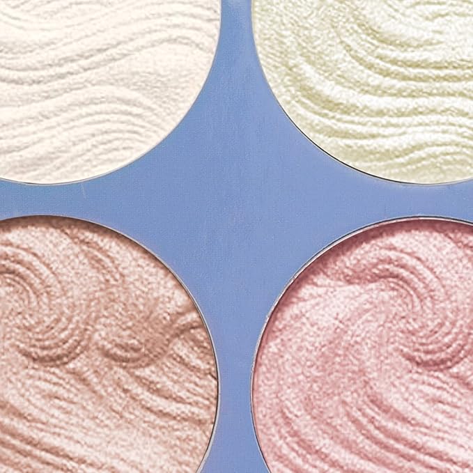 Boobeen Highlighter Makeup Highlighter Palette Powder Shimmer Highlighter Makeup Facial Illuminator Bronzer Palette Waterproof Long Lasting-Velvo Beauty