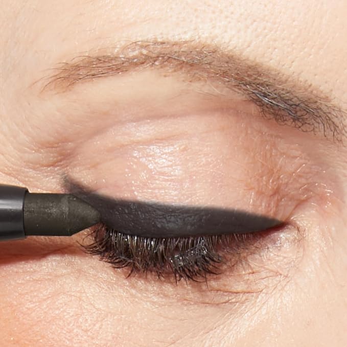 LAURA GELLER NEW YORK Kajal Longwear Kohl Eyeliner Pencil - Soft Black Kohl - Caffeine and Vitamin E - Smooth & Blendable Liner - Built-In Sharpener-Velvo Beauty