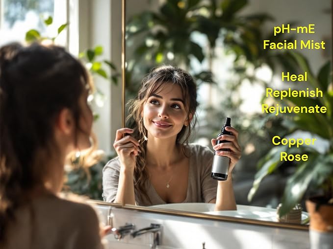 Hydrating Face Mist, Copper Rose, Pure, Natural, Organic Ingredients Helps your Skin Reduce Wrinkles, Fine Lines, Inflammation, Acne, for Clear Beautiful Skin (3.4oz)-Velvo Beauty
