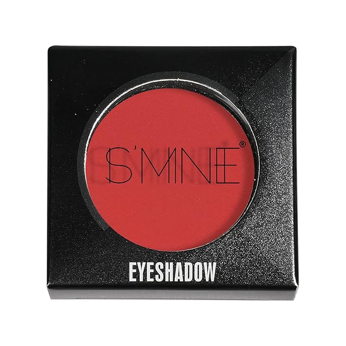 IS'MINE Single Eyeshadow Powder Palette, Matte Red, High Pigment, Longwear Eye Makeup for Day & Night-Velvo Beauty