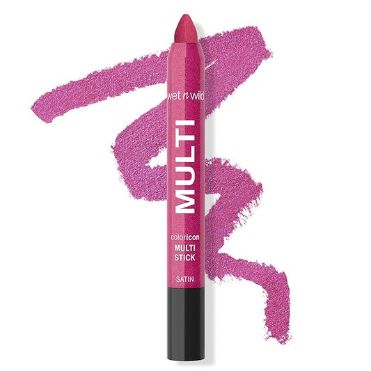 wet n wild Color Icon Cream Eyeliner Eyeshadow Multi-Stick, Moisturizing, Nourishing Velvety Cream-to-Powder Buildable & Blendable Formula, Cruelty-Free & Vegan - Poppy-lar-Velvo Beauty