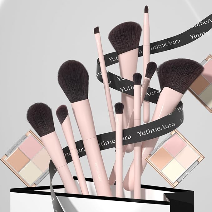 Makeup Brushes 10Pcs Professional Makeup Brush Set Foundation Contour Concealer Blush Highlight Powder Blending Eye Shadow Brush-Velvo Beauty