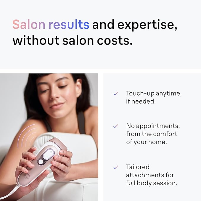 Braun IPL Skin i·Expert, at Home Laser Hair Removal, Permanent Visible Hair Reduction, with Free App, Smart IPL, Vanity Case, Venus Razor, 2 Smart Heads, Facial Trimmer, PL7219-Velvo Beauty