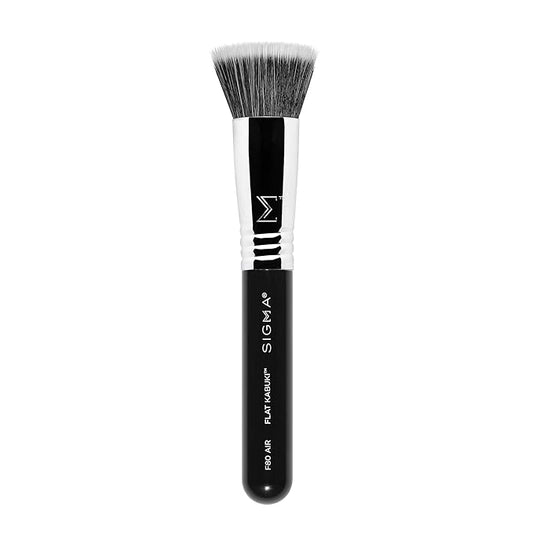 Sigma Beauty F80 Air Flat Kabuki Brush – Flat Top Kabuki Foundation Brush with Premium Synthetic Fibers for Evenly Blending and Buffing Foundation, Compatible with Liquid & Cream Makeup Product-Velvo Beauty