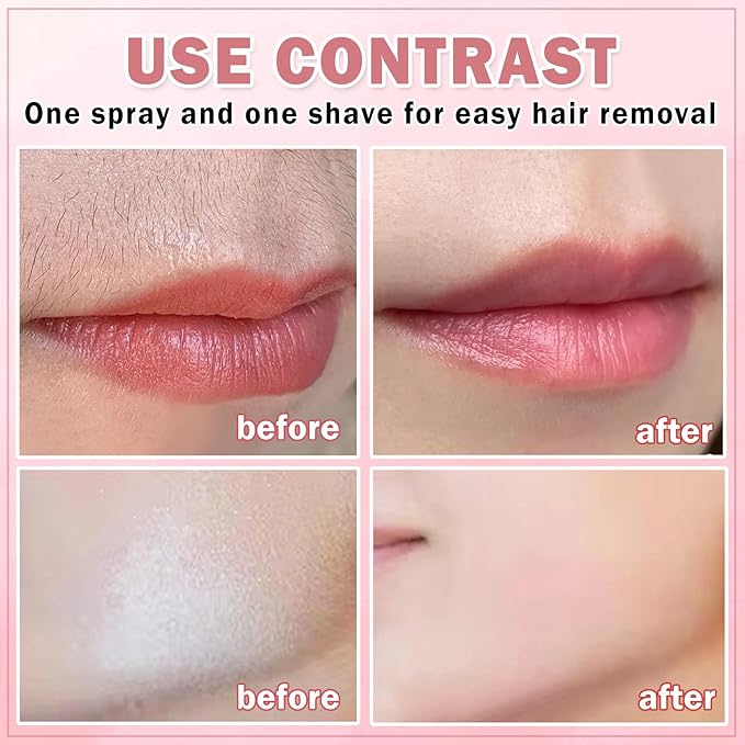Hair Identifier Spray for Face Shaving Powder for Women Skin Body Hair IdentifyingSpray for Dermaplaning Glow Reveal Face Moisturizing Skin Care Dermaplaner Spray-Velvo Beauty