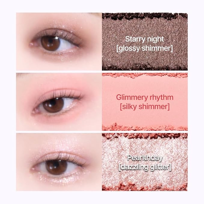 Espoir Real Eye Palette All New #4 Chandelier 0.17 oz | Multi-Use Long-Lasting Blendable 8 Colors Natural Glitter Soft veil matte Makeup Eyeshadow Palette for Various Makeup Looks | Korean Makeup-Velvo Beauty