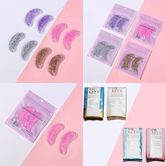 Under Eye Patches for Puffy Eyes, Hot Cold Treatment Cooling Gel Eye Pads Eye Mask for Wrinkles Dark Circles Puffiness Eye Bags 6PCS-Velvo Beauty