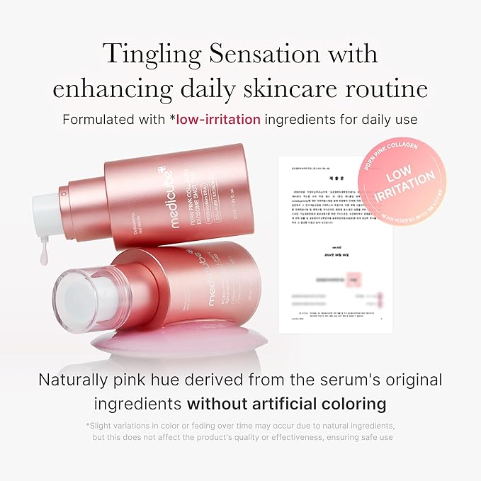medicube PDRN Pink Collagen Exosome Shot Serum 7,500 PPM | Liquid Skin Booster | Exosome, Salmon DNA PDRN, Spicules | Uneven Skin Tone, Pore Care, Skin Texture | Korean Skin Care 1.01 fl.oz-Velvo Beauty
