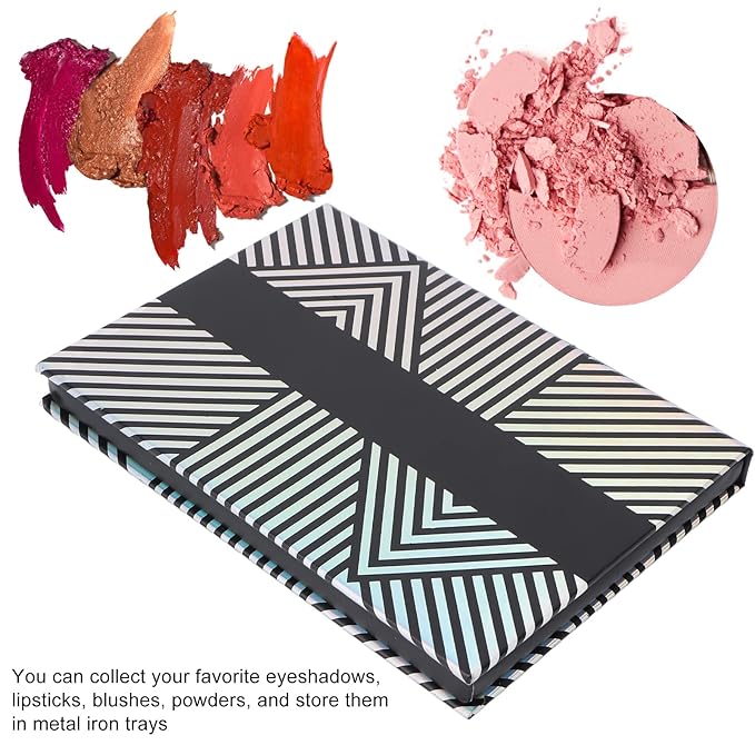 Empty Magnetic Eyeshadow, Makeup Palette Concealer Makeup Case with Mirror for Lipstick Blush Powder, Upgraded Shadow Palette Makeup Storage Extra Large Empty Pallete-Velvo Beauty