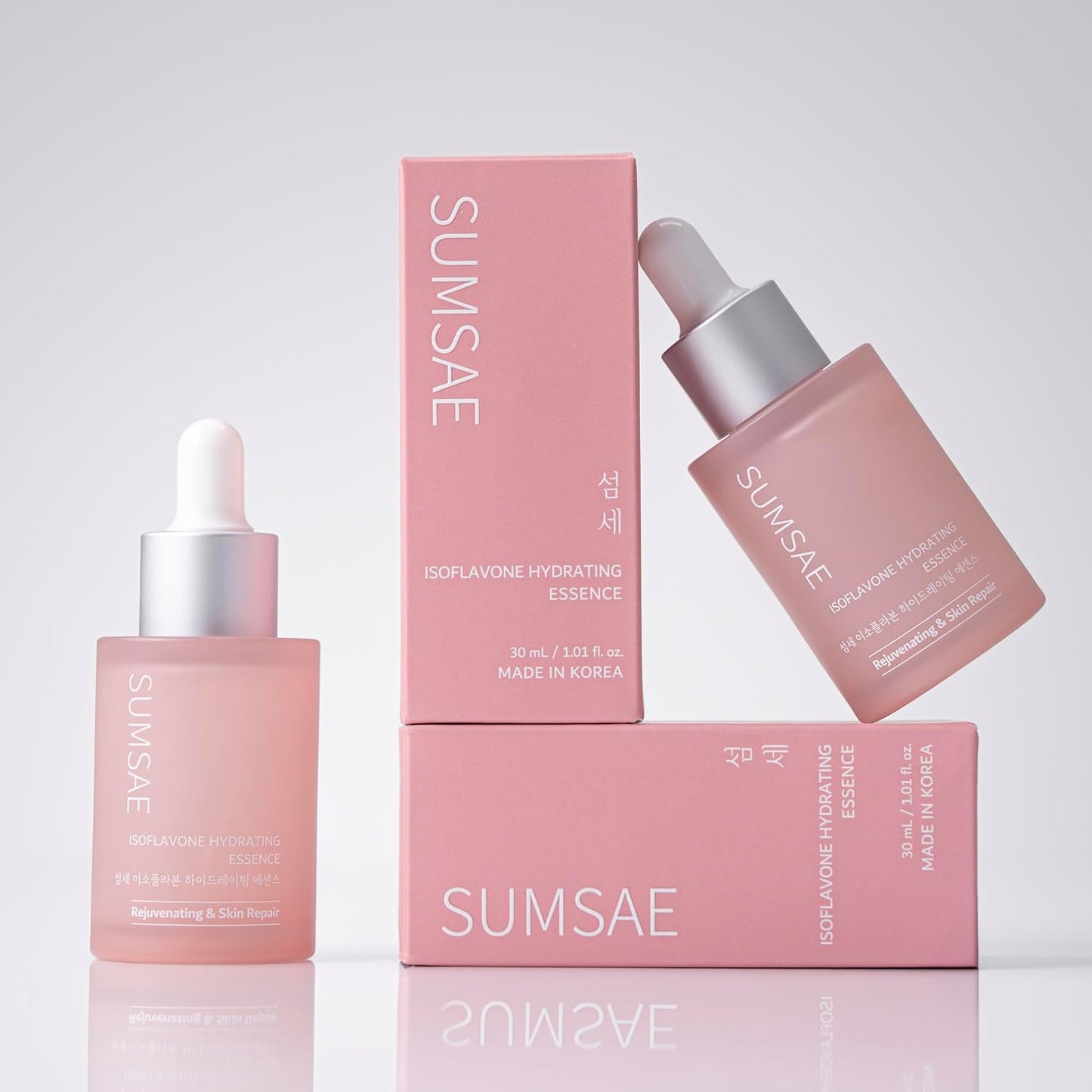 Isoflavone Hydrating Essence - Korean Skin Care with Polyglutamic Acid γ PGA from Korean Fermented Soybeans Hydrating and Firming Essence 30ml/1.01 fl.oz.-Velvo Beauty