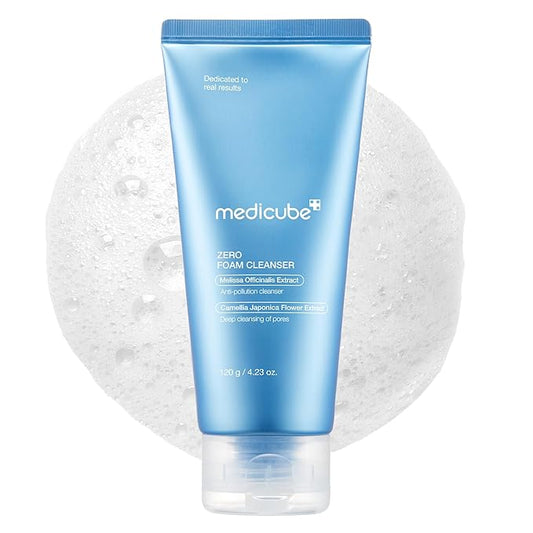 medicube Zero Foam Cleanser for Sensitive Skin - Sebum Control, Moisture Balance, and Pore Minimization | Korean Skincare-Velvo Beauty