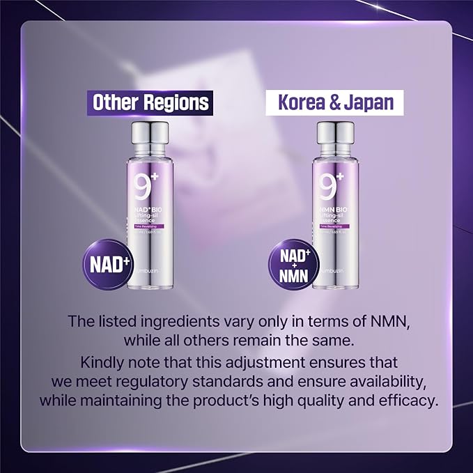 numbuzin No.9 Essence | NAD+ BIO Lifting-sil Essence | Lifting, Firming, Wrinkles, Fine Lines, Elasticity | Peptides, NAD+ | Serum for Aging, Dull Skin | 1.69 fl. oz.-Velvo Beauty