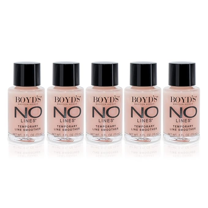 Boyd's Renoir No Lines Temporary Wrinkle Remover- For Forehead, Eyes, Lips, 0.5 fl oz (5-Pack)-Velvo Beauty