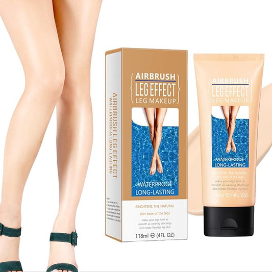 Leg Makeup Waterproof No Transfer, Leg Vein Cover up Makeup for Varicose Veins Waterproof Black Skin, Leg and Body Scar Cover up Makeup for Tattoo Cover Up, Long Lasting Body Foundation (1#, 4oz)-Velvo Beauty