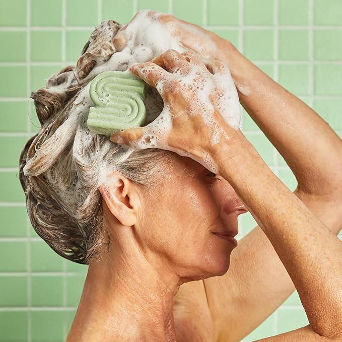 Kitsch Tea Tree & Mint Shampoo Bar - Anti Dandruff Shampoo for Itchy Scalp and All Hair Types - Natural Hair Shampoo Bar with Mint - Vegan Hair Care, Paraben & Sulfate Free, Made in USA - 3.2oz-Velvo Beauty