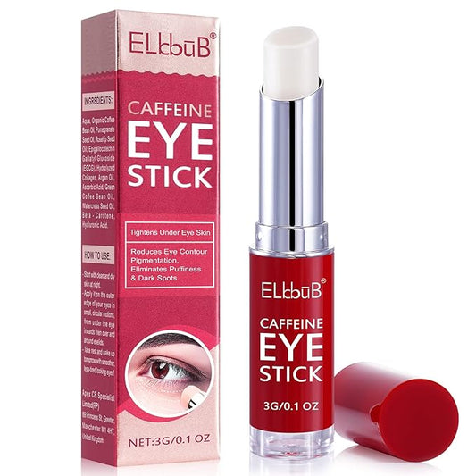 Eye Stick - Anti Wrinkle Eye Cream for Puffy Eyes, Dark Circles, Eye Bags, Crows Feet, Wrinkles,Reduces Wrinkles Saggy Skin Puffy Eyes (Caffeine)-Velvo Beauty