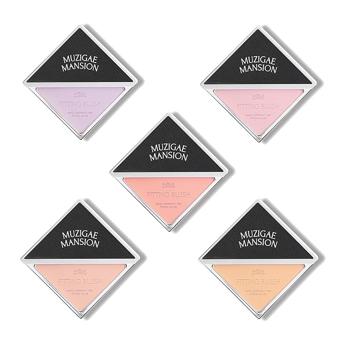 MUZIGAE MANSION FITTING BLUSH Vegan Powder Lightweight, Smooth, Blendable, Face Enhancing Makeup Color (Odd)-Velvo Beauty