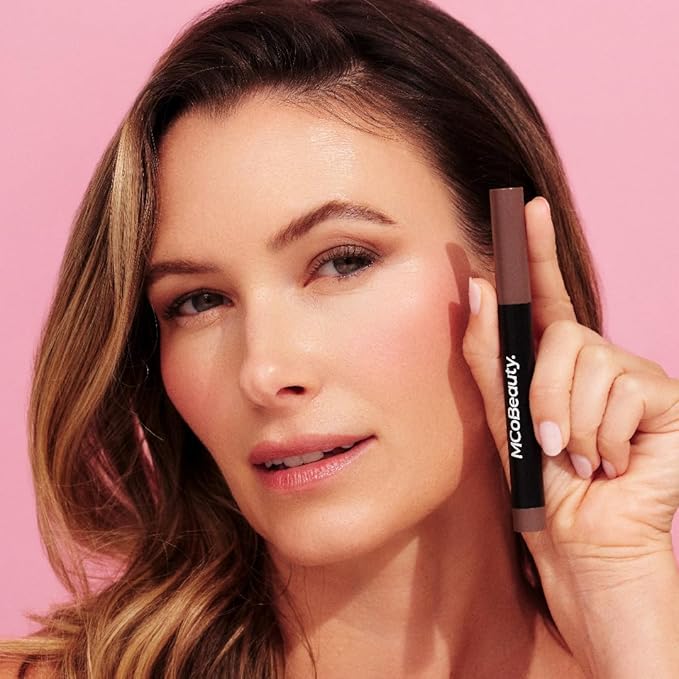 MCoBeauty Eyeshadow Stick, Matte, Chocolate, Highly Pigmented, Built-in Sharpener, Vegan, Cruelty Free Cosmetics-Velvo Beauty
