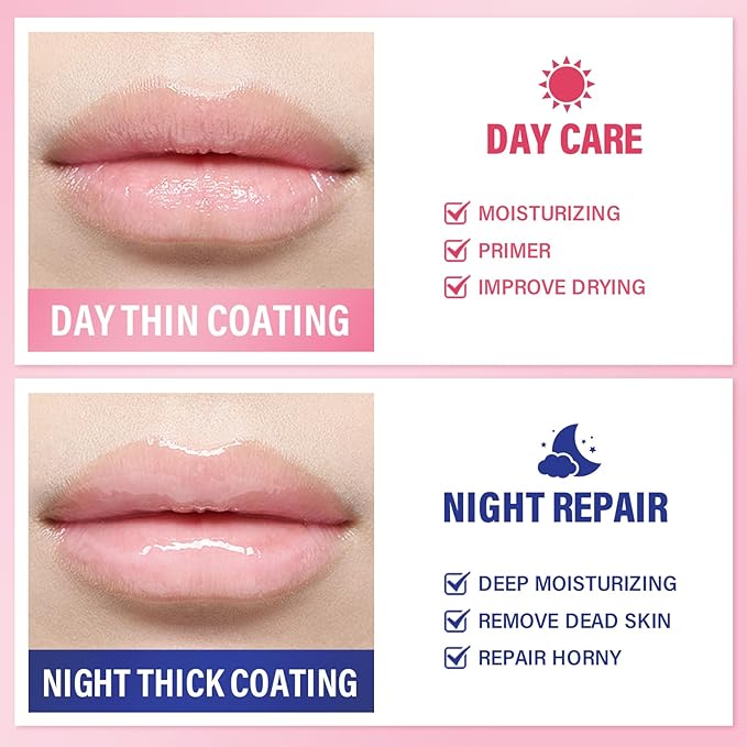 Hydrating Lip Sleeping Mask - Day and Night Repair Lip Balm for Chapped Dry Lips - Reduce Lip Lines, Enhance Lip Color, Hydrate & Plump Lips Care Lip Mask (Berry)-Velvo Beauty