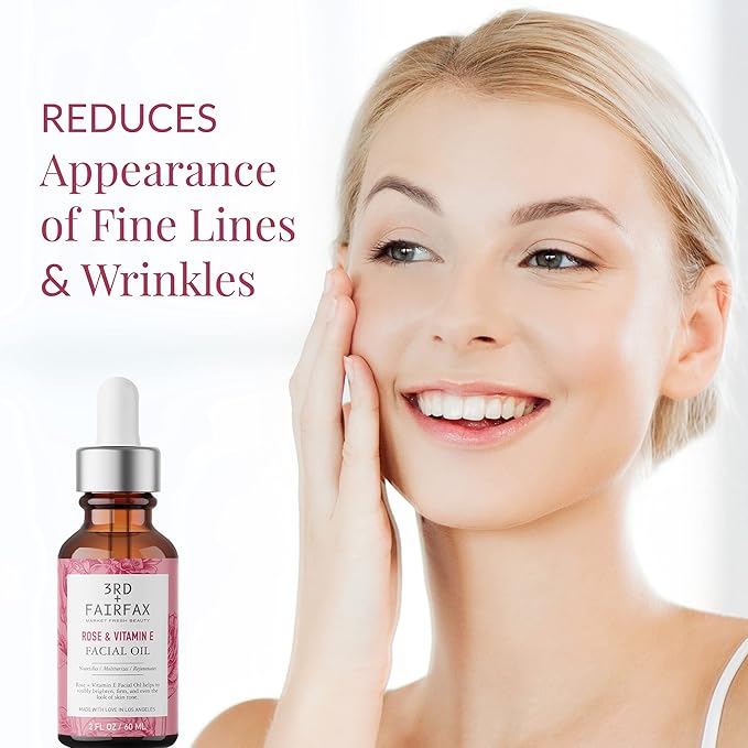 Rose & Vitamin E Facial Oil - 2oz-Velvo Beauty