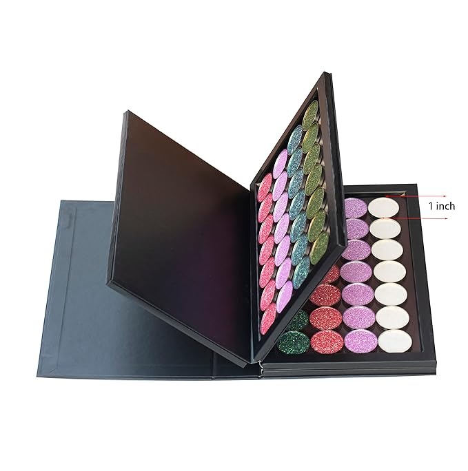 4 layers empty cardboard magnetic book eyeshadow palette-Velvo Beauty